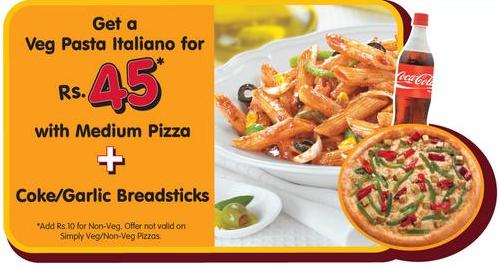 Dominos Veg Pasta Deal-Dominos