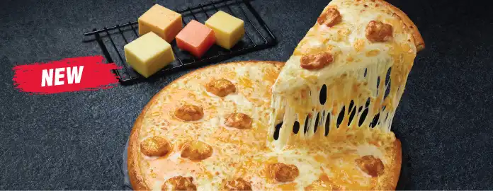 Dominos The 4 Cheese Pizza