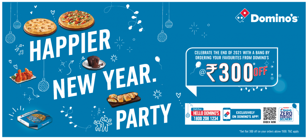 New Year offers at Dominos