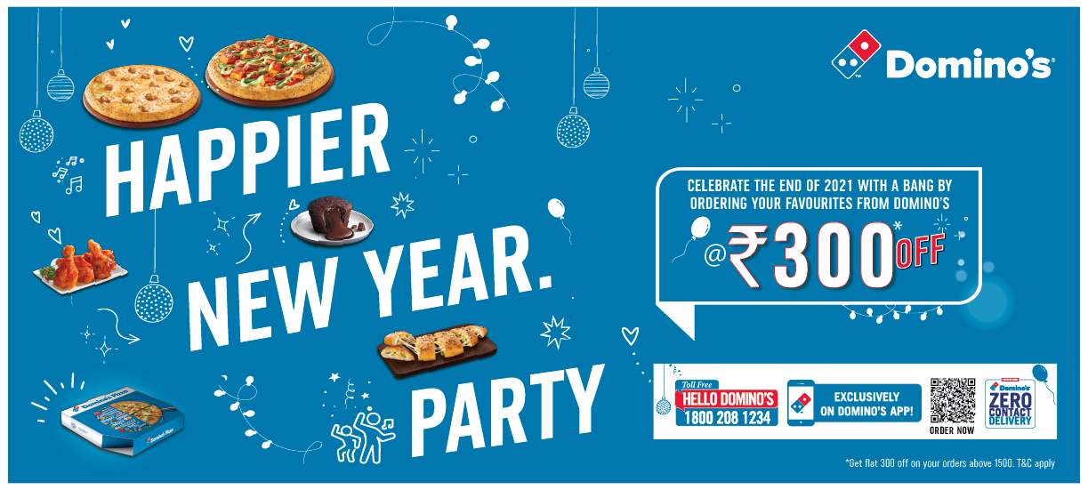 New Year offers at Dominos