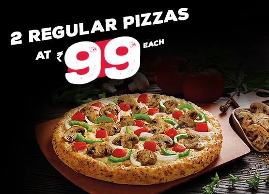 Regular pizza size