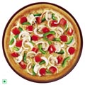 Onion, Crisp Capsicum, Mushroom & Fresh Tomato